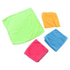 Ultra-Soft Microfiber Cleaning Towel & Detail Duster Kit (Pack of 4)